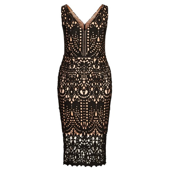 NWT City Chic Dress All Class FF Black L = 20 = 2X - Picture 3 of 5